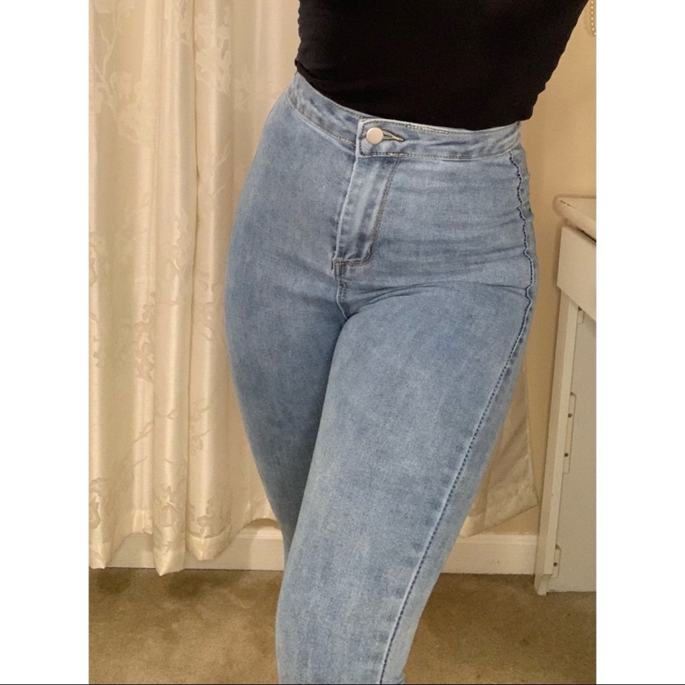 PLT High-waisted Disco Jeans